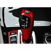 Red Real Carbon Fiber Gear Shift Knob Trim Cover Fit for BMW X3 X4 X5 X6 F10 F30