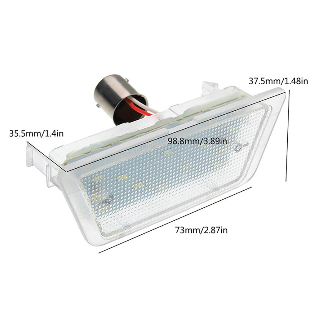 LED License Plate Light 1224052 9192060 9192061 for Opel Astra G Hatch / Saloon
