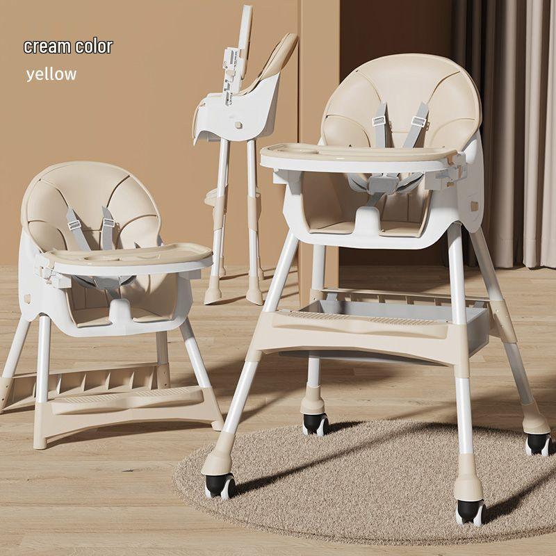 Foldable Multifunctional Baby High Chair -