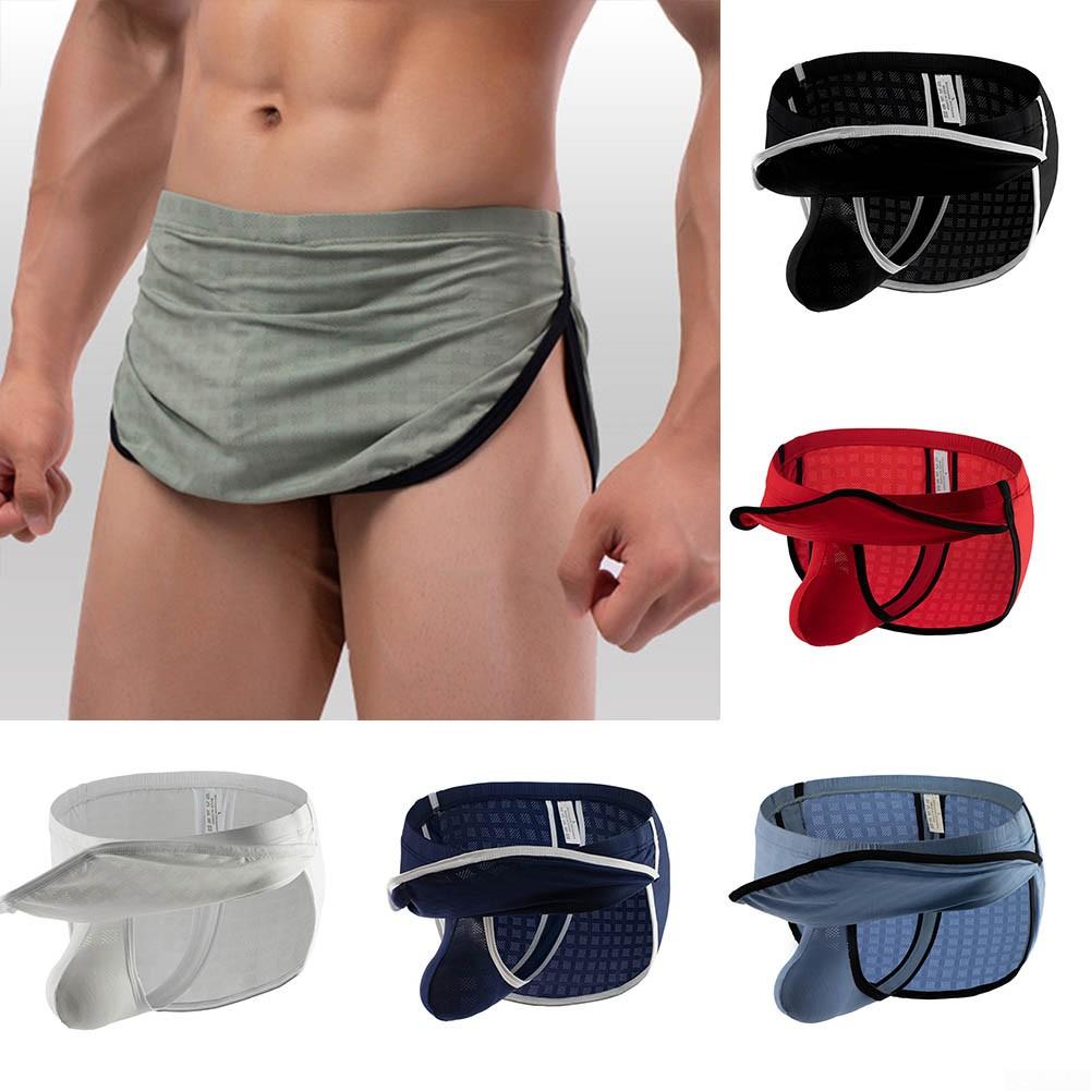 Men Underwear Thongs Pouch Shorts Size M-2XL Trunks