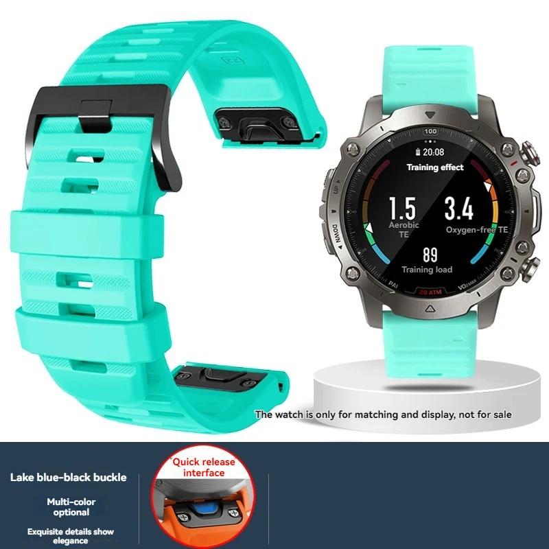 Für Huami Amazfit Falcon Schnellverschluss Neues Spezielles Silikon-Uhrenarmband Sport Schweißableitend Outdoor Herren Damen Armband 22mm