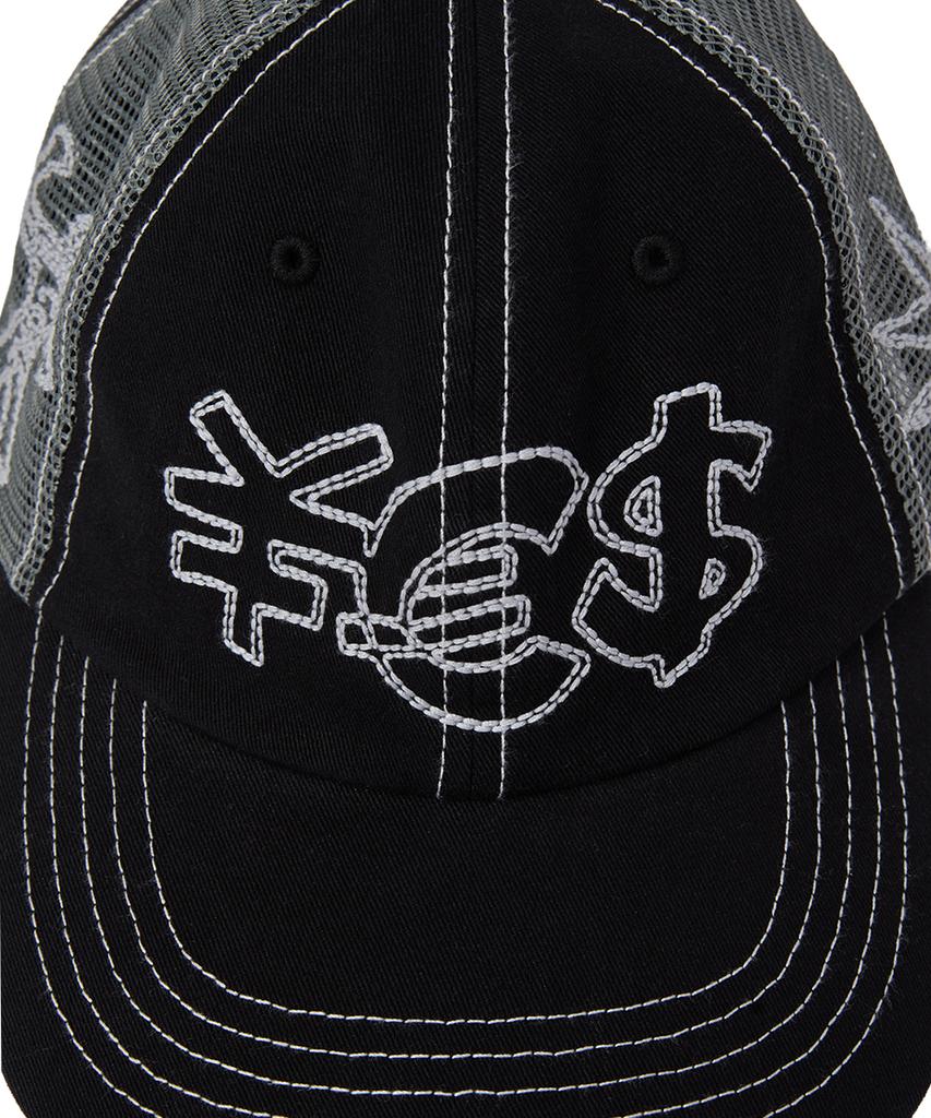 YESEYESEE Hardcore Mesh Cap Black