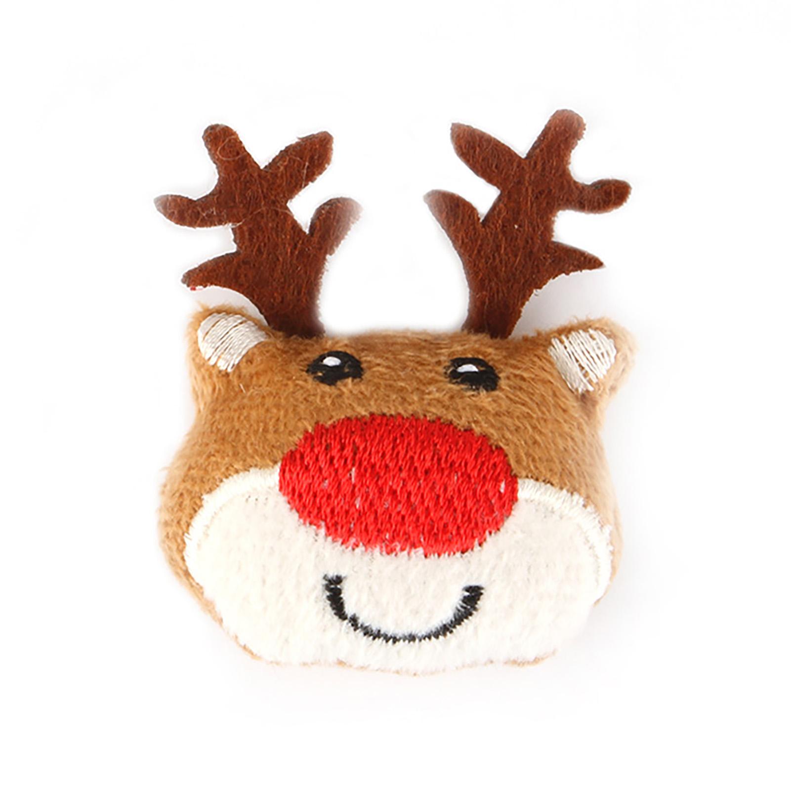 

Мягкая плюшевая игрушка рождественская тема очаровательная тонкая швейная устойчивая к укусам мягкая игрушка для домашних животных тип 3