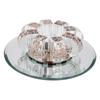 Modern K9 Crystal LED Ceiling Lamp Chandelier Pendant Lights Flush Mount Fixture Good Transmittance for Dens, Offices, Dining
