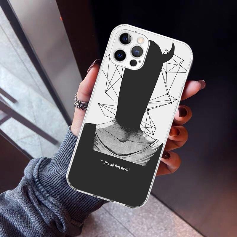 Oyasumi Punpun Phone Case For iPhone 17 Air 11 13 Mini 14 15 Plus 16 12 Pro Max 16E SE 7 8 Pattern Soft TPU Back Cover 17 Air 1