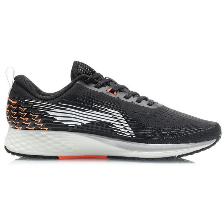 Li Ning Red Hare 4 Comfortable PU, Textile Cushioning Breathable Support Rebound Low top Running Shoes Men's Obsidian ARMQ009-10