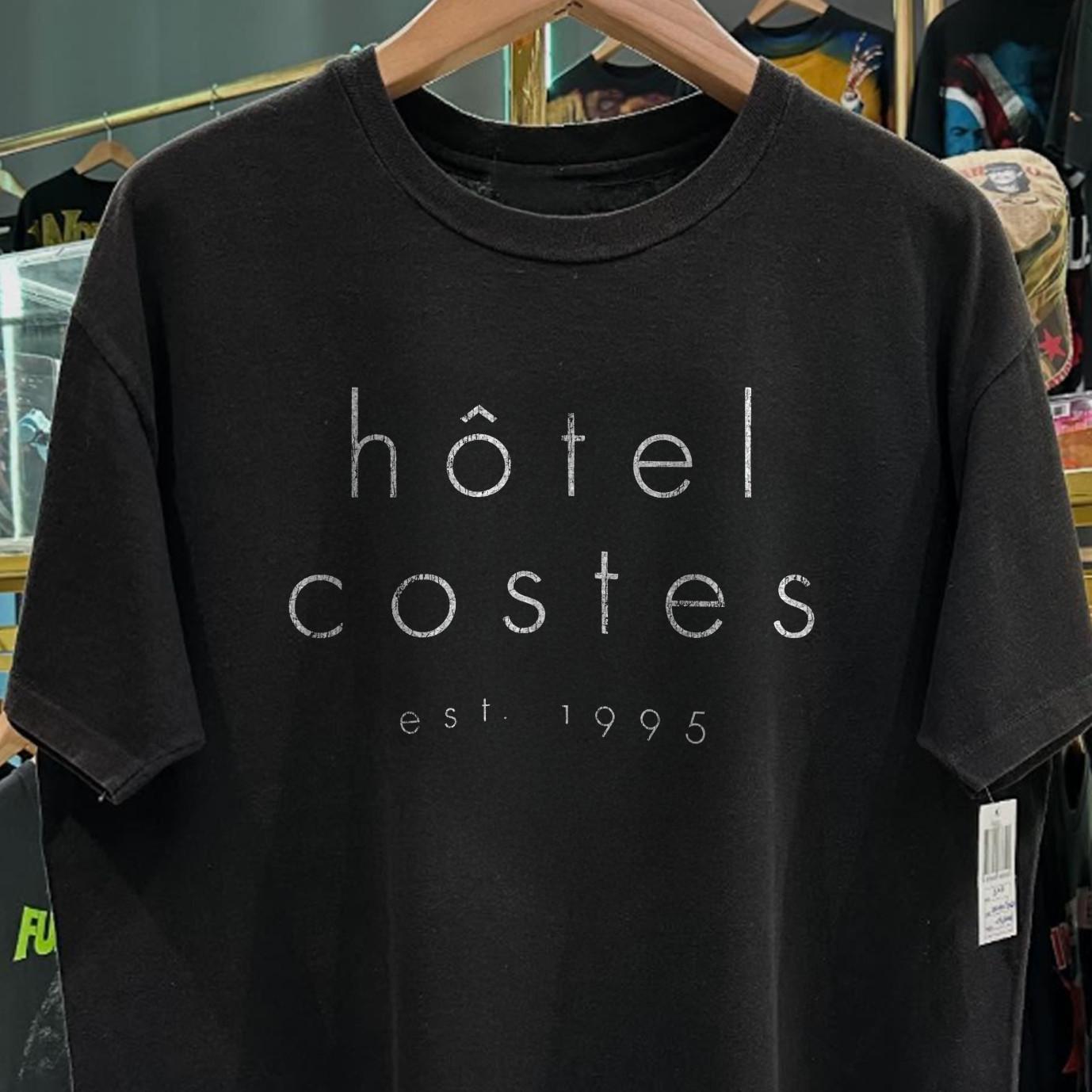 Y2K Hotel Costes Paris Promo T-Shirt Black XL L