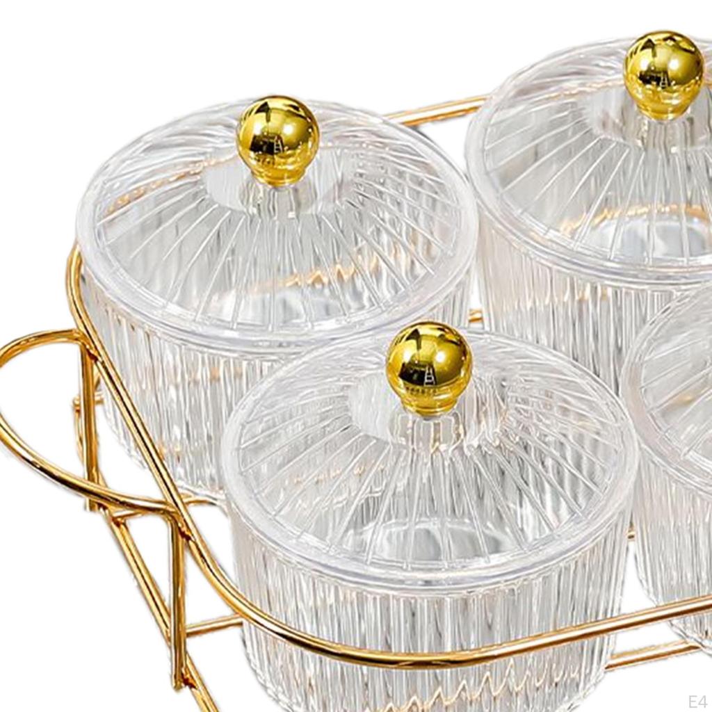 Tray Decoration Serving Container Condiment Food Storage for Picnic