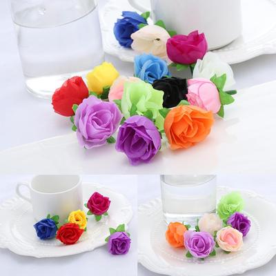 Oranament Mother's Day Gifts Beautiful Flower Heads Artificial Rose Wedding Decoration Fake Bouquet