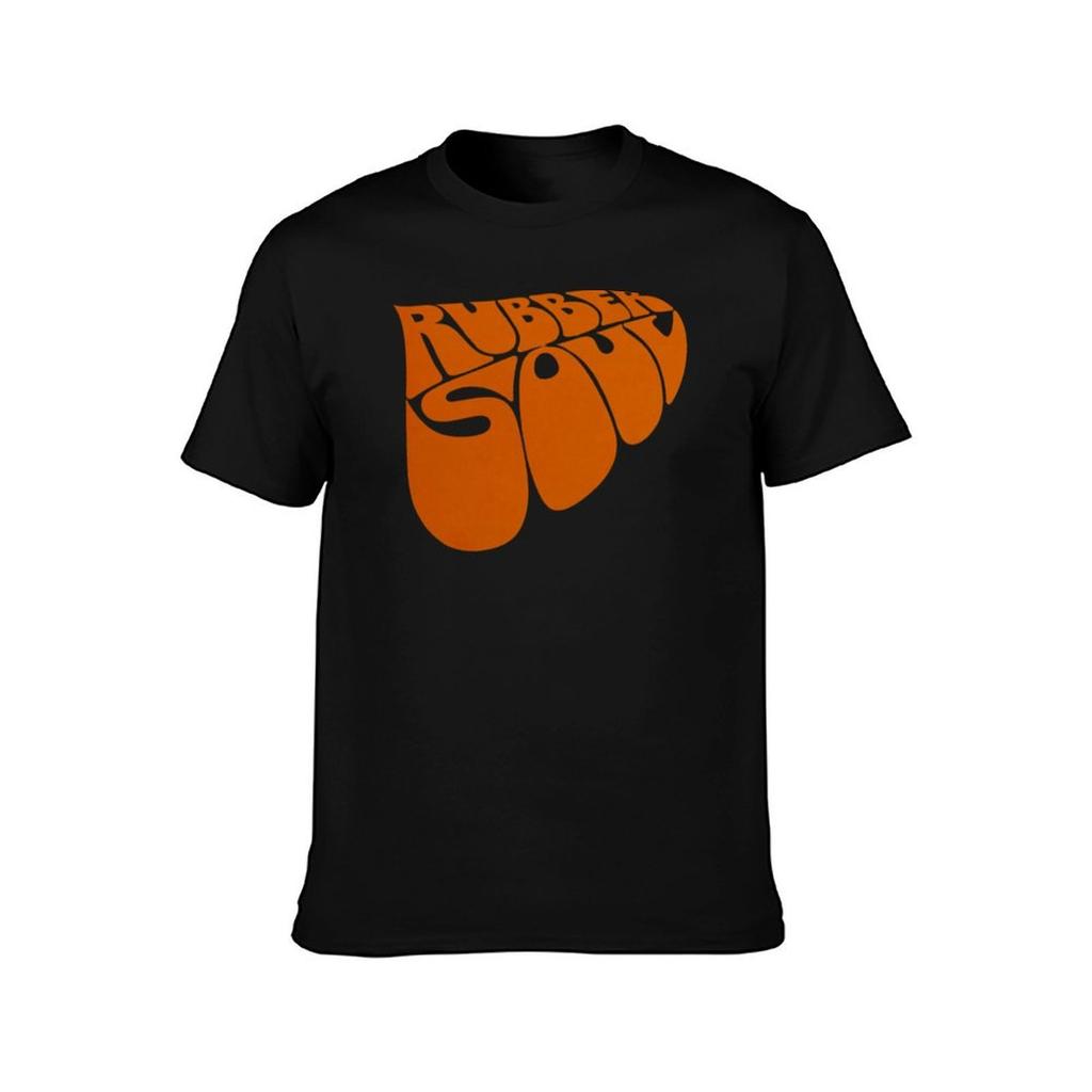 HIGH QUALITY Rubber Soul Logo T-Shirt Mens Graphic T Shirts Man T Shirts Graphic T-Shirt