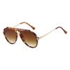 Stylish Unisex Pilot Sunglasses With Large Frame For Women Men Various Face Shape And Outfit For Casual Formal Event