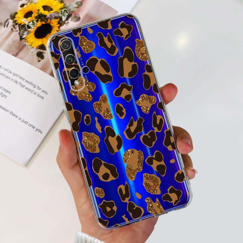 For Huawei Nova 5T Phone Case Nova5T YAL-L21 YAL-L61 YAL-L71 Elegant Printing Soft Silicone Clear TPU Slim Cases