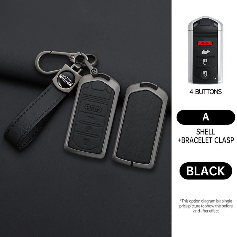 Styling Mouldings Zinc Alloy Car Remote Key Case Cover Fob Holder Shell For Acura ILX MDX ZDX RDX TLX RL TL 2009 2010 2011 2012
