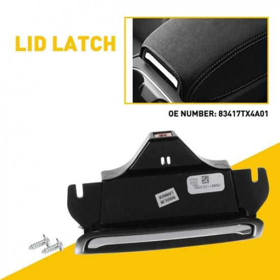 Center Console Armrest Latch Lid For Chevy Silverado 1500 2500 GMC Tahoe Yukon