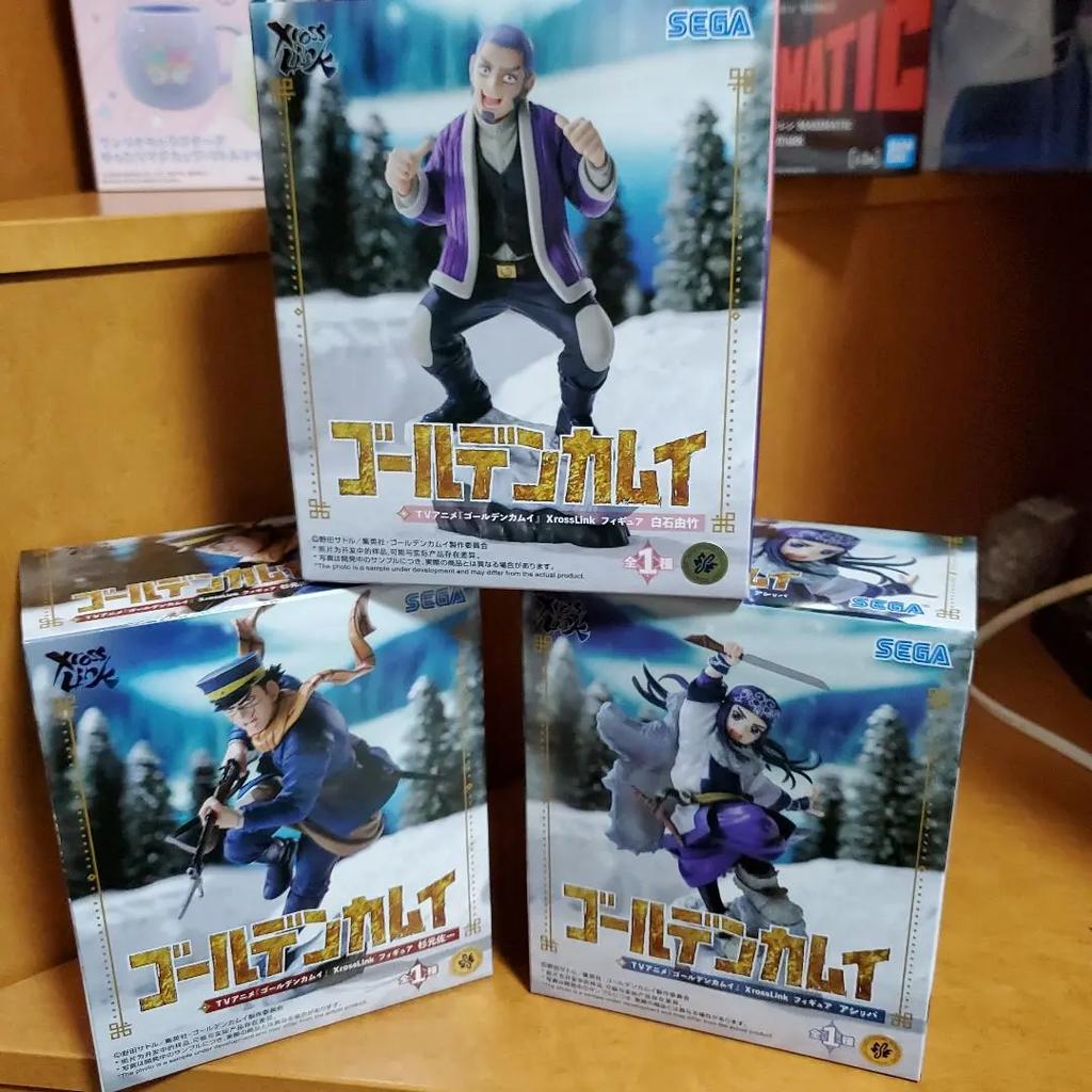 Golden Kamuy XrossLink Figure Complete Set Sugimoto Asripa Shiraishi SEGA