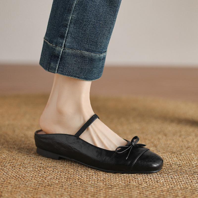 

Summer women s bag head slippers casual size women s shoes new round head non-slip cool slippers soft-soled wedge heel slippers 43 (customized non-return and exchange) чёрный