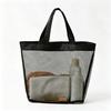 Mesh Beach Bag Storage Bag  One Shoulder Hand-held Travel Wash Bag Multifunctional Breathable Hollow Storage Bag