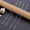 Fashion Metal Bras Straps Aniti-slip Pearl Shoulder Straps Adjustable Rhinestone Underwear Strap