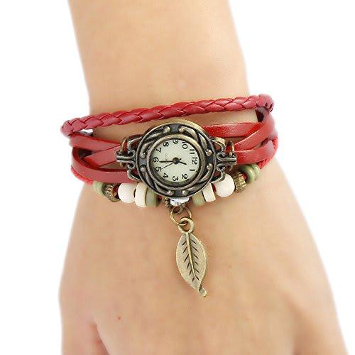 Rockyu Braided Retro Watch Bracelet for Men and Women, Handmade and Stylish Accessory (White)