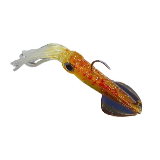 14CM Glow-in-the-dark Squid Lure with Hook Realistic Bionic Artificial Octopus Swimbait Luminous Simulation Soft Lure Saltwater Fishing Accessories