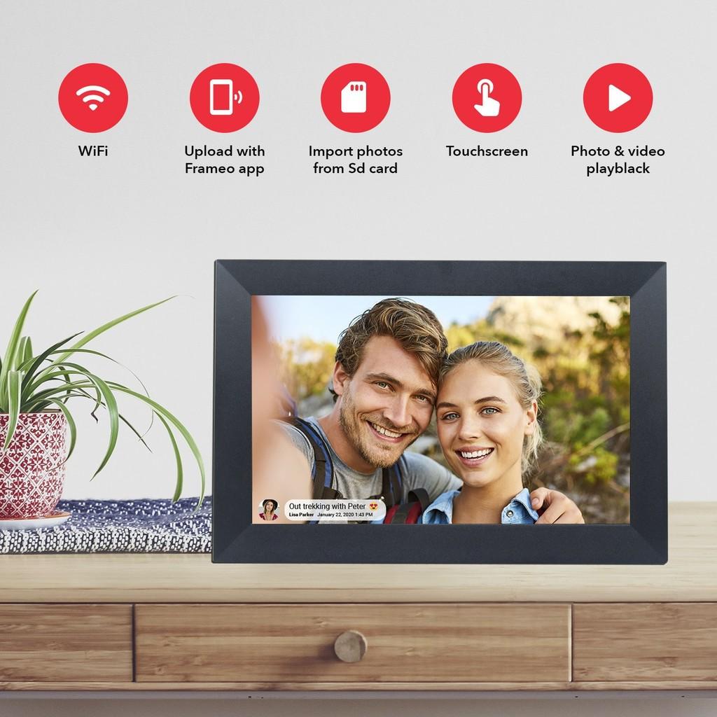 10.1 Inch IPS Touch Video Player Remote Push Electronic Album WiFi Digital Photo Frame Touch Screen Cloud Picture Frame