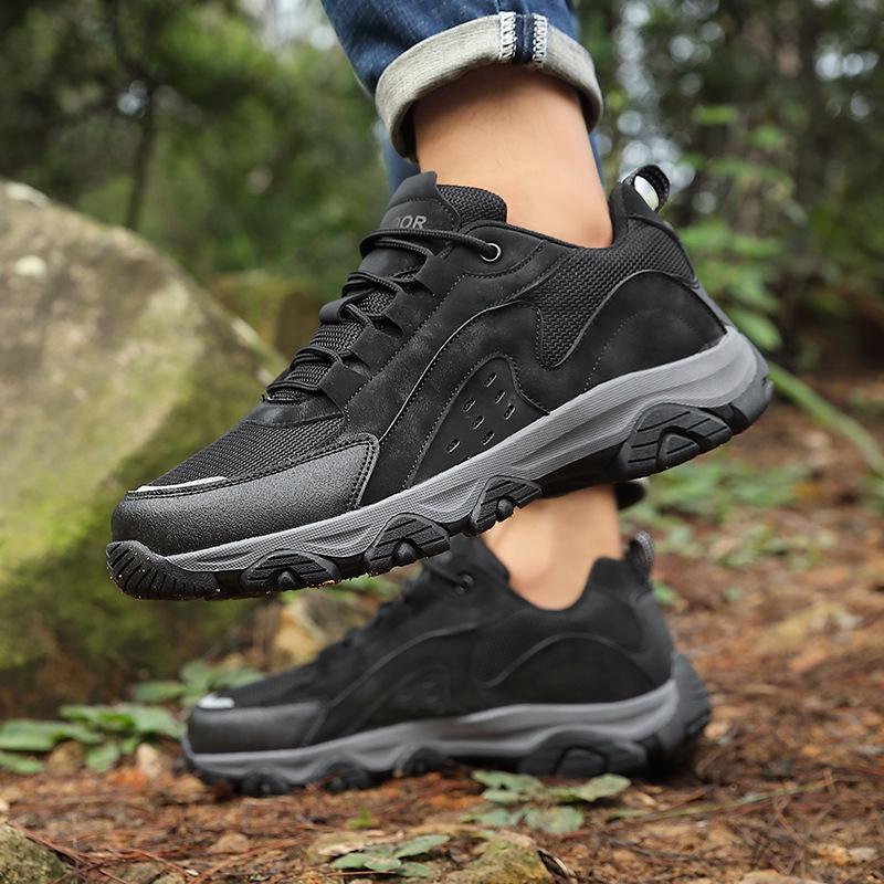 Popular 2024 Autumn Men's Sports Shoes Non-slip and Wear-resistant Casual Shoes Men's Large Size Men's Shoes Outdoor Hiking Shoes