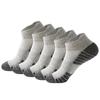 Men's Breathable Cotton Sports Socks - Sweat-Absorbent Mesh for Running, Basketball, and Badminton.