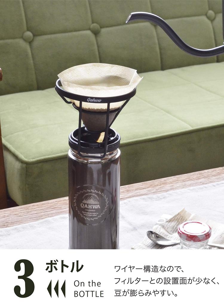 CB JAPAN QAHWA Coffee Black Dripper,