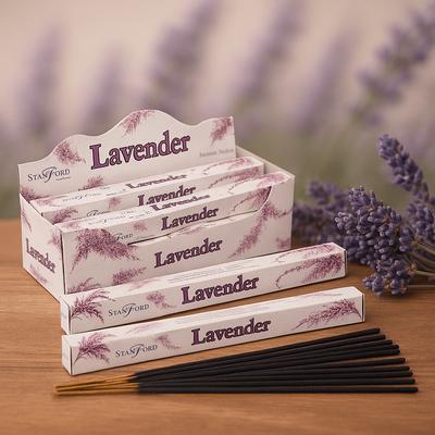 Bâtonnets d'encens à la lavande, Paquet de 20