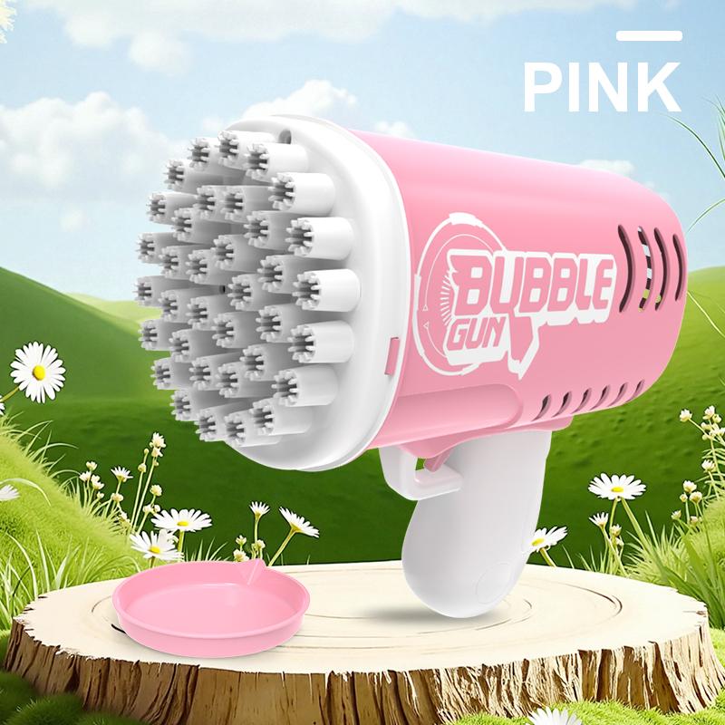 35-Loch-Blasenspielzeug Handheld-Blasenpistole Interaktion im Freien zwischen Eltern und Kindern Geburtstag/Party Kindergeschenk ohne Batterie Blasenwasser