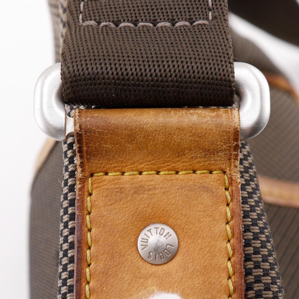 LOUIS VUITTON Sitadan NM Shoulder Bag M93224 Tail Brown Damier Jean Canvas mens Used