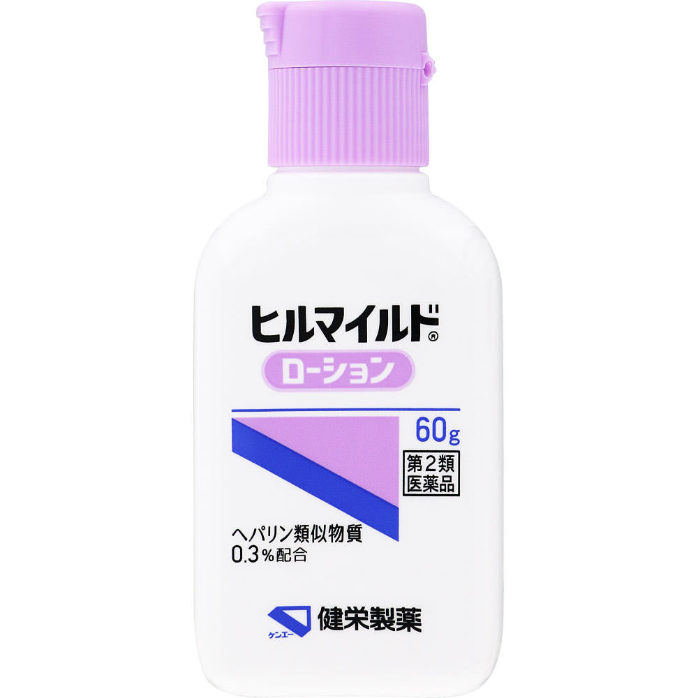 Ken-Ei Pharmaceutical Hill Mild Lotion 60g Non-steroidal Indications: Rough Hands and Fingers, Keratosis of Elbows, Knees, Heels, and Ankles, Cracks a