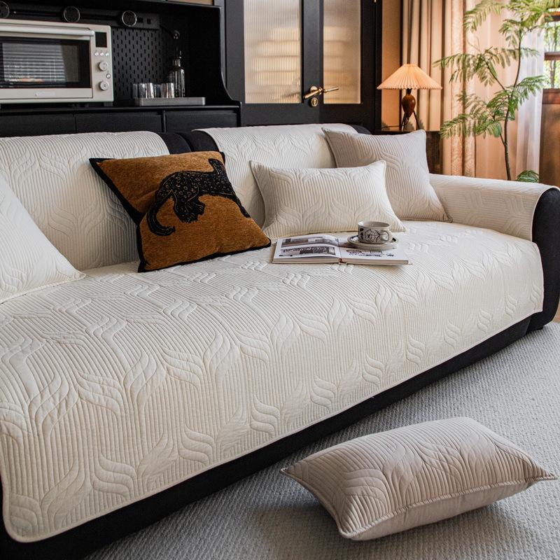 

Cream Wind Sofa Cushion Universal In All Seasons New Light Luxury High-End Non-Slip Sofa Seat Cushion Cover Towel Cover Cloth 70*70cm