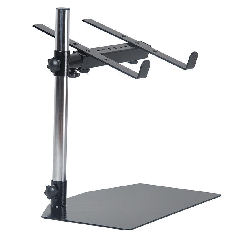 Digital DJ Booth: Laptop & Turntable Stand with Tray