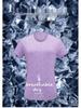 Women's Quick-Dry Mesh Printed Sports T-Shirt - Summer Round Neck, Short Sleeve, Sweat-Wicking, Ice Silk Fabric for Running & Fitness