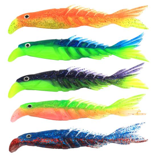 Soft Lures Simulation Spinner Bait 12cm/10.2g 15cm/18.5g Sea Fishing Fake Lure Bait Fishing Tackle