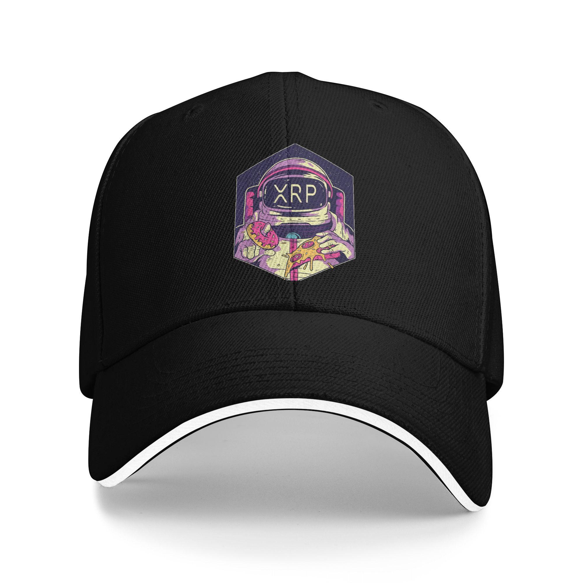 

Spring Casual Baseball Cap XRP Ripple Running Hippie Trucker Hat For Unisex Men Sun Fashion Baseball Caps One Size