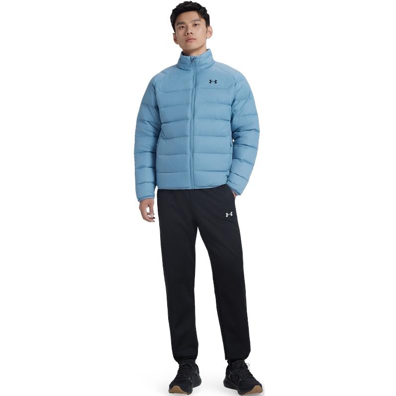 Under Armour FW25 Core Stand Collar Short Loose Duck Down Long Sleeve Jacket Men Jacket 6010876-418