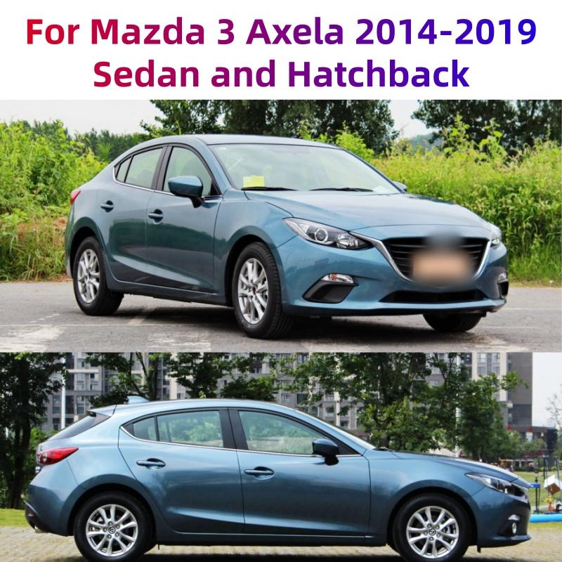 For Mazda 3 2005-2018 Axela 2014-2019 Sedan Hatchback Car Styling Accessories Window Visor Deflector Window Trim Sun Rain Guard