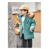 Children's Clothing, Boys' Cotton Jacket, Down Cotton Winter Clothing, Middle-aged and Older Children's Cotton Jacket, Thick and Warm Cotton Jacket