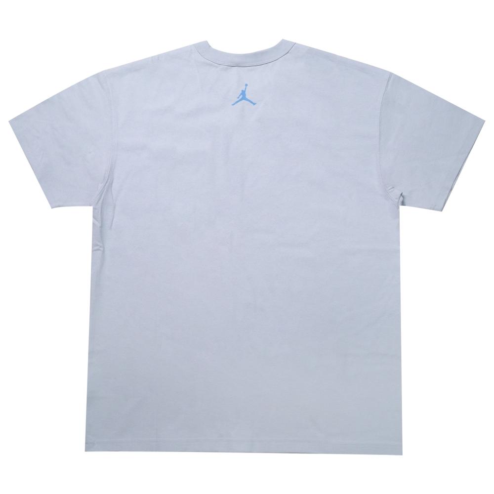 Jordan Breathable Solid Color Short Sleeve T-Shirt Men Tops Blue DV9724-085