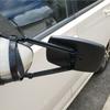 2PCS Clip-On Towing Mirror Adjustable Strap Mount Side Mirrors With Shatterproof Glass For Driving Safety