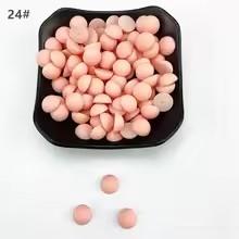 6-12mm Semi Circular Acrylic Flatback Plastic Beads Matte Multi-color Customizable Color Clothing Accessories Beads