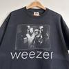 Reprint Weezer Shirt 90s Black Short Sleeve Unisex T Shirt Classic Style S5XL Unisex T-Shirt