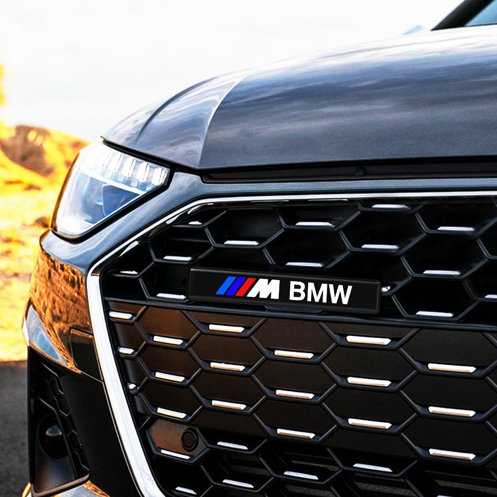 LED Front Grille Mesh Badge Light For BMW M X5 X3 X1 7 5 3 2 1 Series Bumper Grill Glowing Emblem Lamp Replacement Accessory