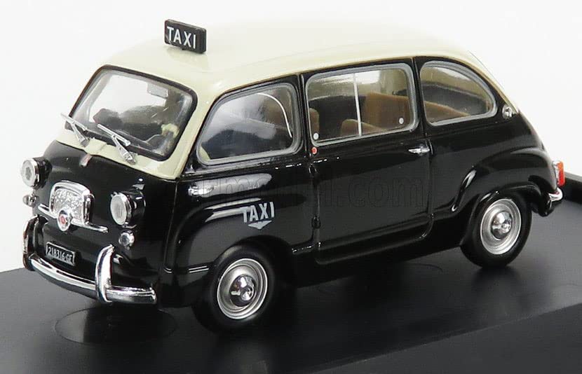 BRUMM 1/43 Fiat 600D Multipla Taxi of Genoa 1964