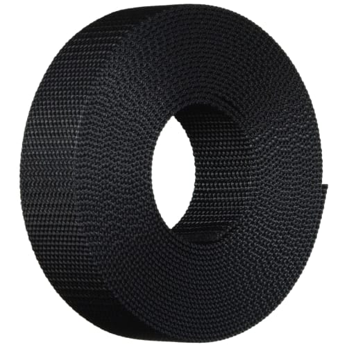 TRUSCO Nylon Flat Bell 1.6t X 30mm X 5m Black TNB305-BK
