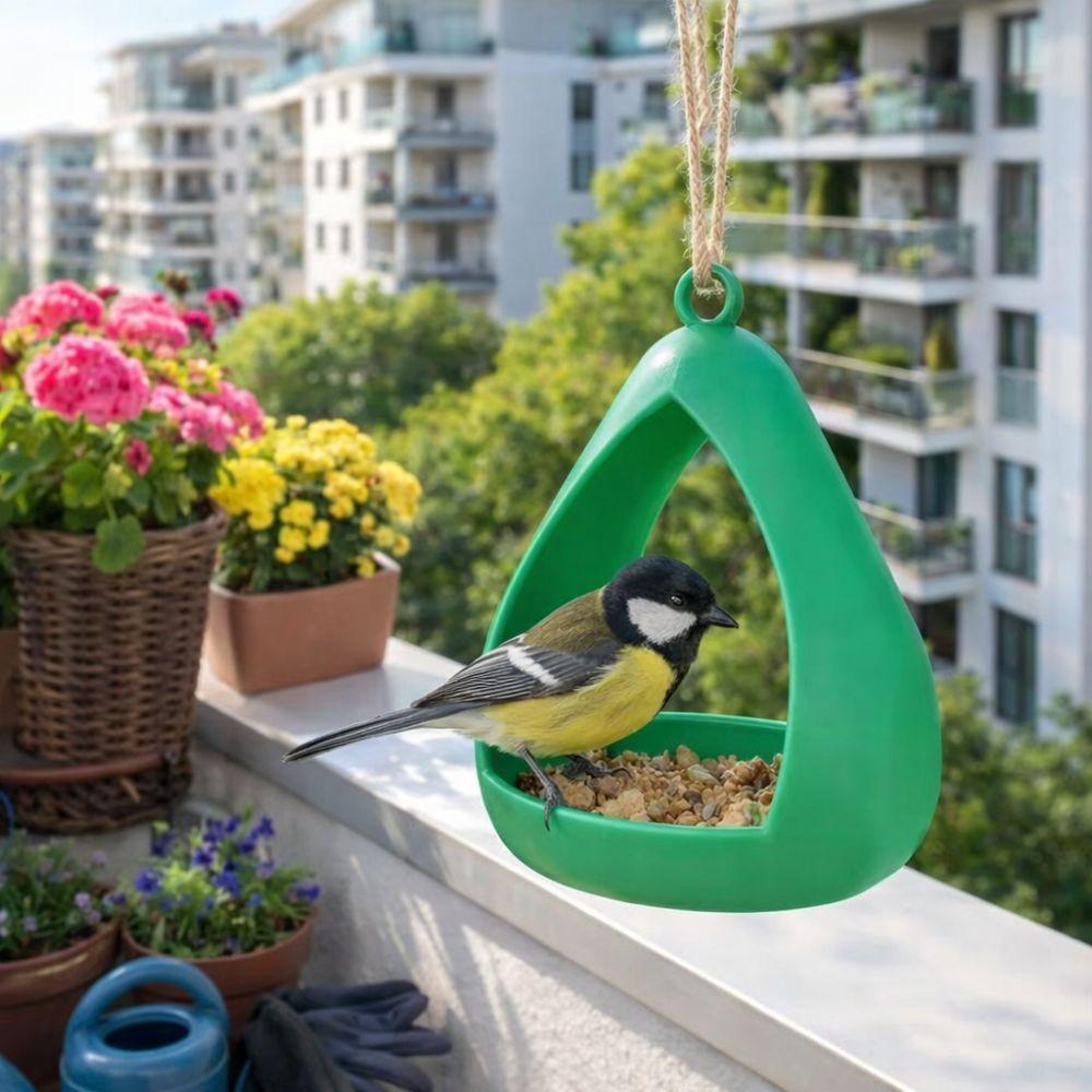Large Capacity Hanging Bird Feeder Rainproof Birdhouse Creative Hummingbird Feeder  Outdoor Garden