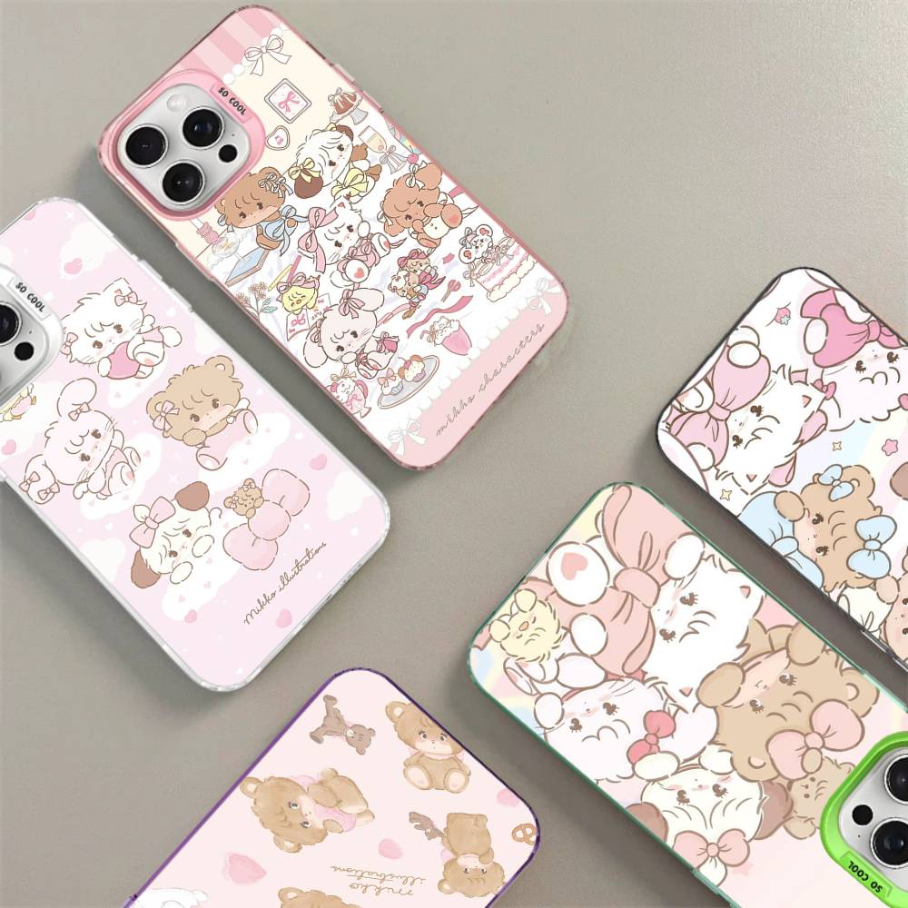 Popular Artist M-Mikko For IPhone 17 16 15 14 13 12 11 Pro Max Plus Matte Color Back Phone Cover