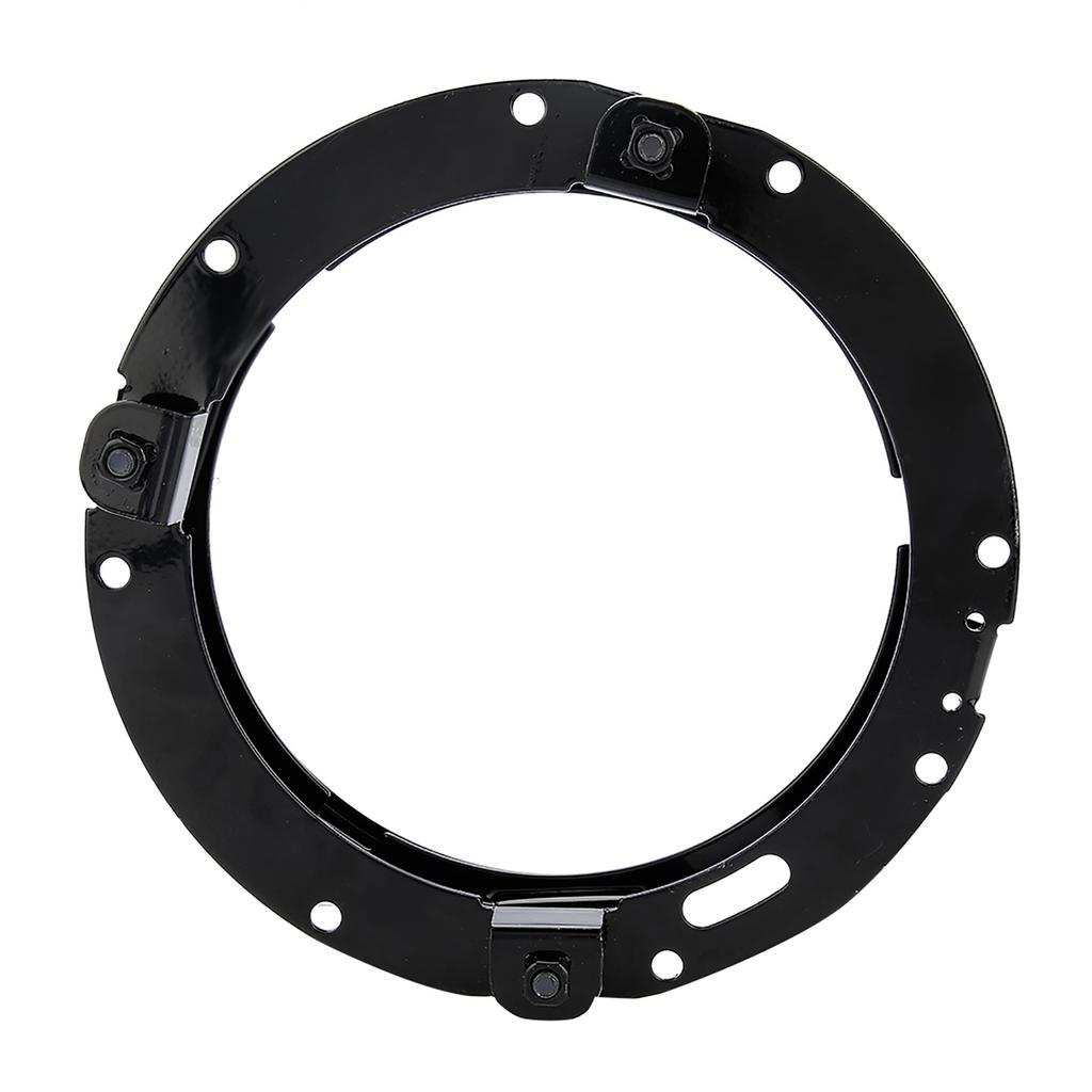 7 inch Car Headlight Round Mounting Bracket for ;Silver: